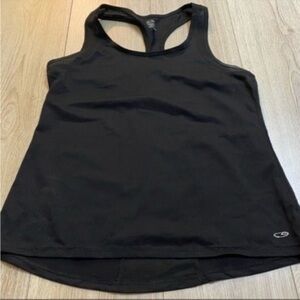 C9 by Champion Black Sleeveless Athletic Tank Top shirt
